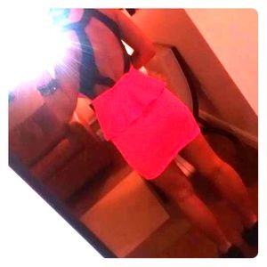 Bright Pink, backless dress